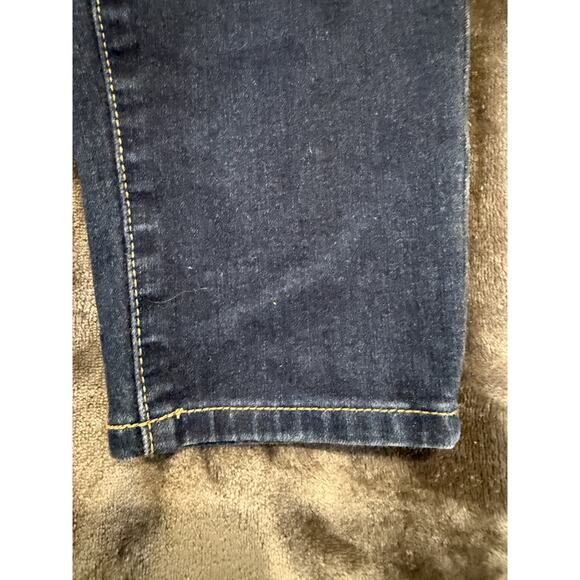 Time and Tru Jeans Womens 12 Blue High Rise Skinny Stretch Denim Distressed Wash - Picture 3 of 12